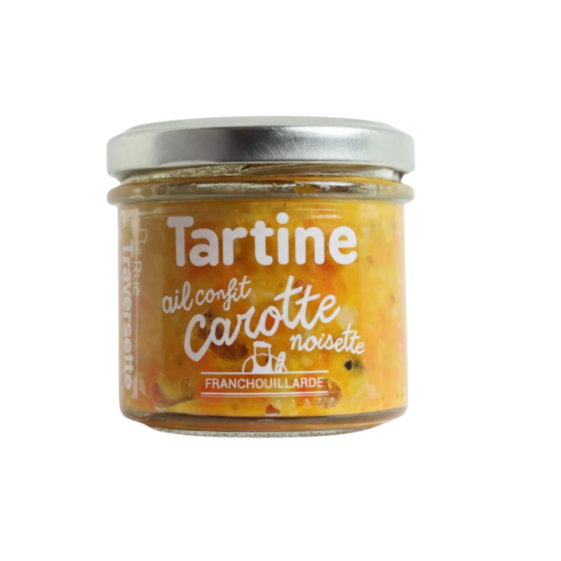 TARTINE AIL CONFIT CAROTTE ET NOISETTE POT 105GR